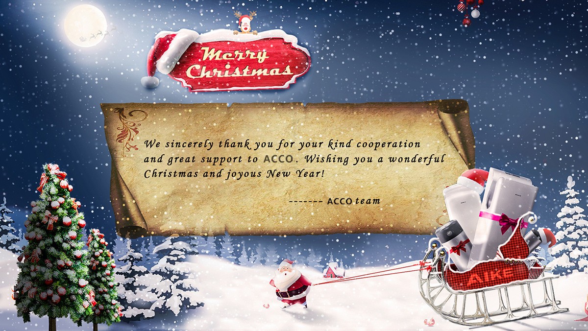 ACCO Wish You a Merry Christmas & Happy New Year