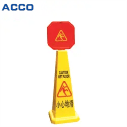Yellow Folding Traffic road caution Sign board stand Safety notice no parking cones wet foor